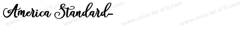 America Standard字体转换
